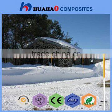 Fiberglass roadside reflective marker with Cap and Reflector