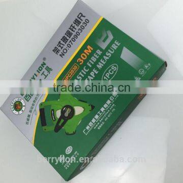 Berrylion 30m 50m ABS+TPR Plastic Glass Fiber Measuring Tapes photo-6