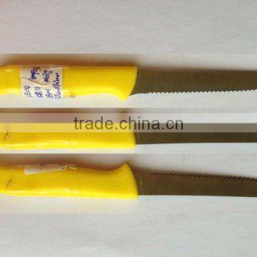 yellow handle steak knife