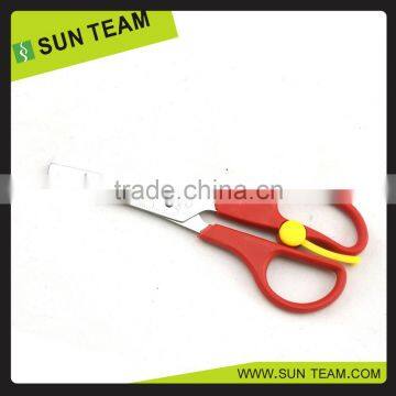 Safety Plastic Handle Schools Scissors With Ruler photo-2