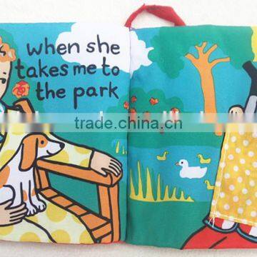 Hot Intelligence Development Baby Kids Educational Cloth Books Soft Series Colorful Fabric Kid Learning Book photo-3