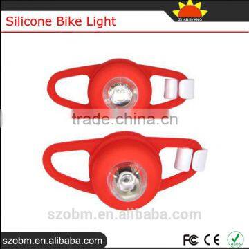Red Bicycle Headlight Silicone Bike Light For Safety Travel photo-2