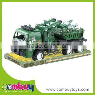 kids plastic friction play set military mini plastic oil tank truck toy