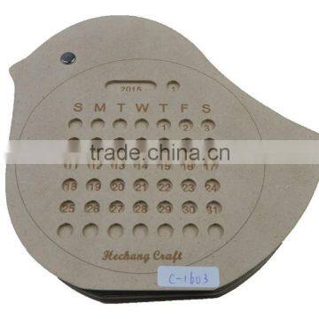 2017 Custom Mdf Wooden Kids Calendar photo-3