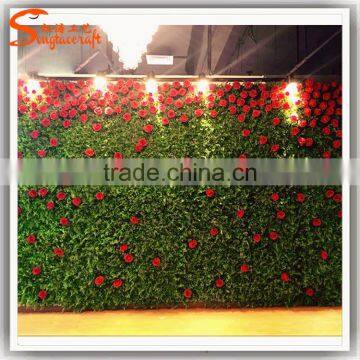 All Kinds of Flowers Mixed With Artificial Flower Wall for Decorative photo-3