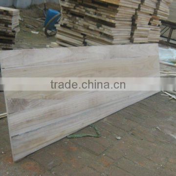 paulownia edge glued finger jointed panel natural color solid or bleached wood