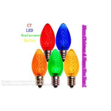 Decorative C7 0.5w E12 Colorful Led Candle Light Lamp of Christmas Decoration photo-2