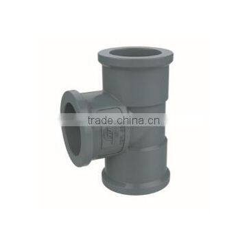 HIGH QUANLITY TEE OF PVC DIN STANDARD FITTINGS FOR WATER SUPPLY