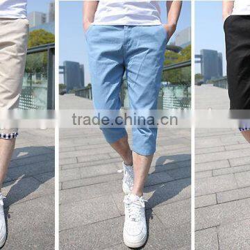 The fashion summer thin body-con capri pants