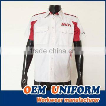 Auto work shirts for machine worker OEM