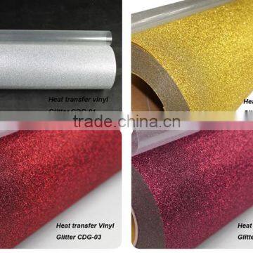 Glitter PU Textile Vinyl Heat Transfer Sheets photo-4