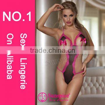 2015 High quality hot sales sexy teddy lingerie sexy lingerie in uae charm women sexy teddies