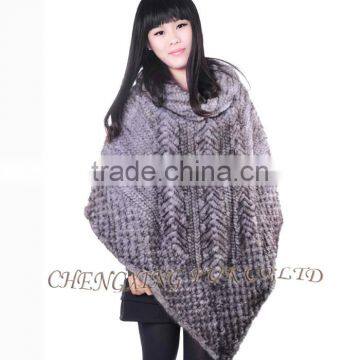 CX-B-M-33E Fashion In-stock Free Size Shawl/ Mink Fur Lady's Fur Cape photo-4