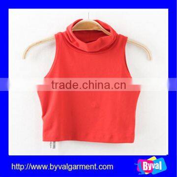 latest design female vest high quality blank plian tank top for women