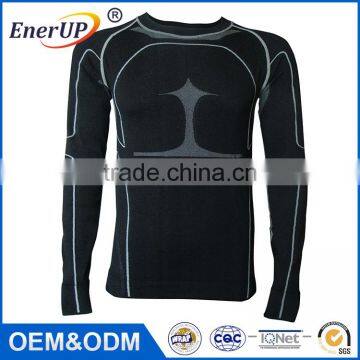 Skin Tight Mens Long Sleeve Slimming Inner Wear t Shirt for Unisex photo-4