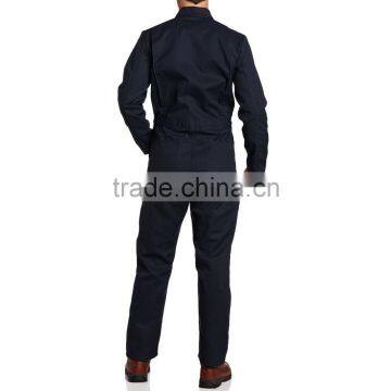 Wholesale Work Wear Clothing Cheap Factory Dark Blue Long Sleeve Coveralls Working Uniforms Clothes for Men Workwear photo-2