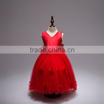 High Quality 2017 Baby Girl Party Dress Children Frocks Designs Baby Girl Dresses#L555 photo-2