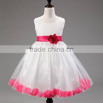 c125#2017 Wholesales party dress with high quality unique baby girl frock design