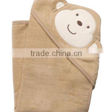 China Supplier Applique Cotton Terry Swaddle Baby Blanket Organic Knitted Baby Blanket photo-2