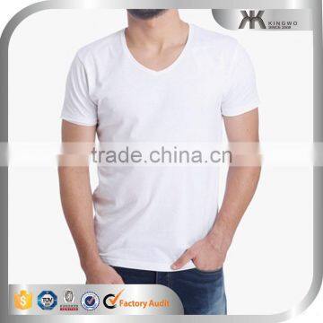 Latest Man Slim Fit Solid Colors T-shirts Plain Designs Bulk Tshirts