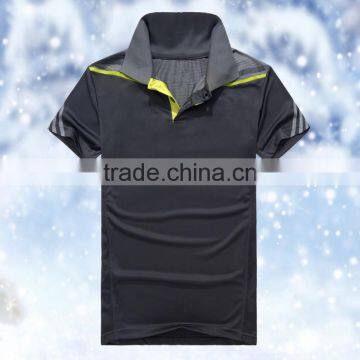 New Design Mens Color Combination Polo Shirt 100% Cotton Wholesale China photo-3