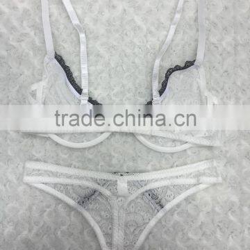 Fantastic Sexy Transparent Mesh Soft Cup Bra Sexy Angel 2016 photo-2