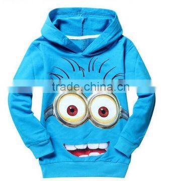 WHOLESALE 2 Color Minion Clothing Child Spring Hoodies Tops & Tee Boys Minnie Hoodies photo-2
