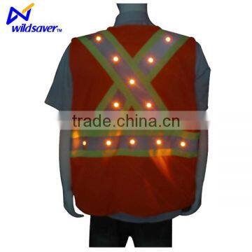 LED Light Reflective Safety Straps Vest photo-6