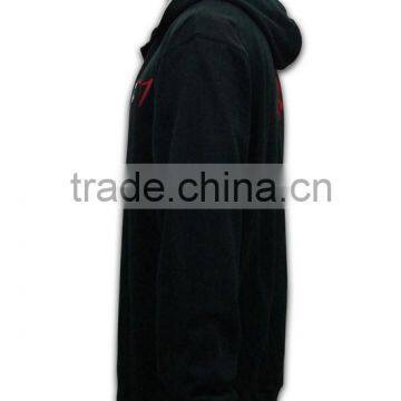 China Manufacture High Quality Tailored Made Pocket Side Zipper Hoodie photo-3