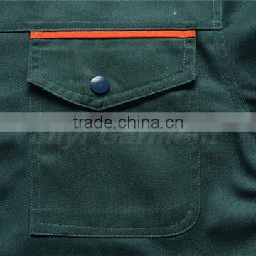 High Quality Green Long Sleeve Durable Working Uniforms photo-4
