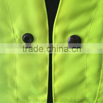 hi Vis Yellow Canada Market Snaps Closure Reflecting Vest