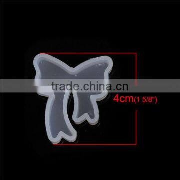 Silicone DIY Tools Resin Mold Bowknot White 40mm x 35mm photo-2