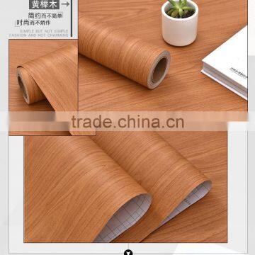 Modern PVC Wooden Design Interior Wall Decoration Paper photo-4