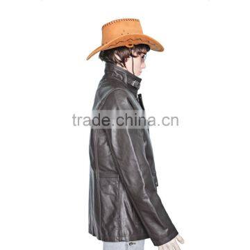 Black Cow Hide Soft Leather Jacket Available in All Sizes photo-5