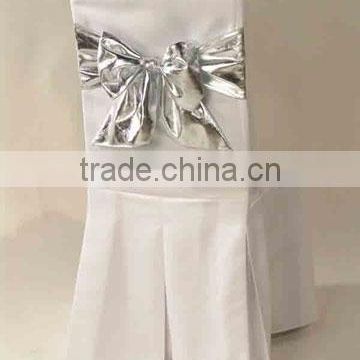 Hotel Chair Cover,White Chair Cover,Polyester Chair Cover For 2009 Style (SDF-CC005)