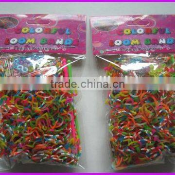 2015 new designed diy colorful loom elastic bands