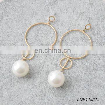 Worn Gold Circle Earring photo-2