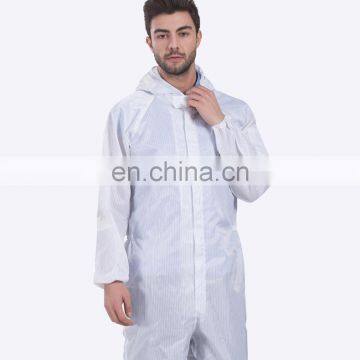 Custom Logo Polyester One-Piece Dust-proof Work Uniform Painted Work Coverall With Hat photo-2