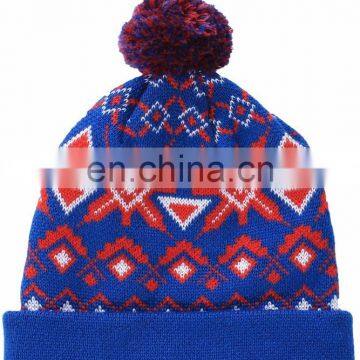 Fashion Beanie blue embroidery quality made in VietNam