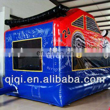 2014 fashion Race Car inflatablebounce houses combo