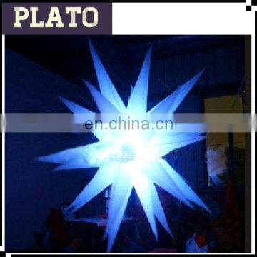 Inflatable Star with remote controlled LED light for party decoration