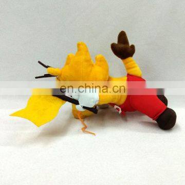 Yellow Dragon Plush Toys With t Shirt/dragon Stuffed Animal Soft Toys Wholesale photo-4
