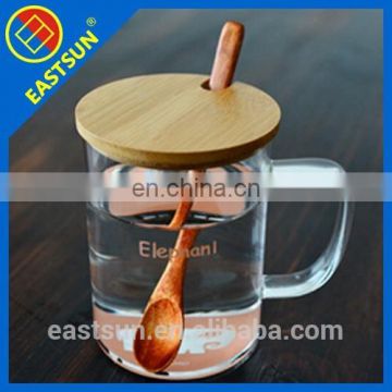 2017 wholesale high quality manufactured glass mug