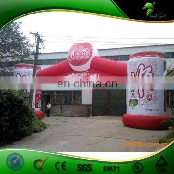 Custom Shaped advertising model arch,balloon type inflatable arch door