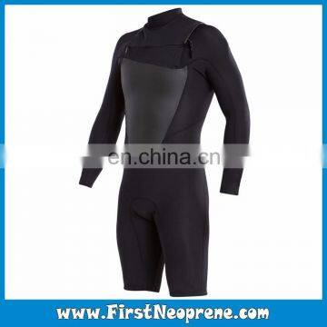 Keep Warm 2/3MM Premium Neoprene CR Men Long Sleeve Spring Shorty Diving Suit
