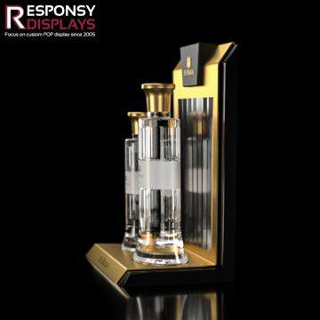 Gold Acrylic Liquor and Spirits Lit Display Holder photo-2