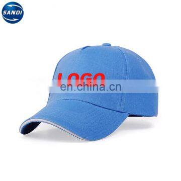 High quality customized cotton fabric baseball 5 panel hat