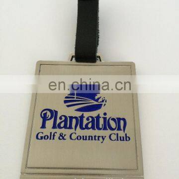 Custom made golf bag tag luggage tag customized luggage tag with cut out