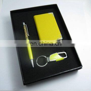 China High Quality Business Gift Set Pen,Metal Name Card Case,Keychain