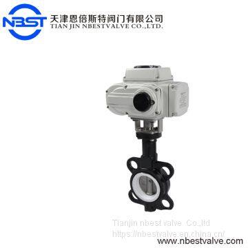 Medium Pressure SS304 Ductile Cast Iron Wafer Type Butterfly Valve